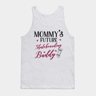 Skateboarding Mom and Baby Matching T-shirts Gift Tank Top